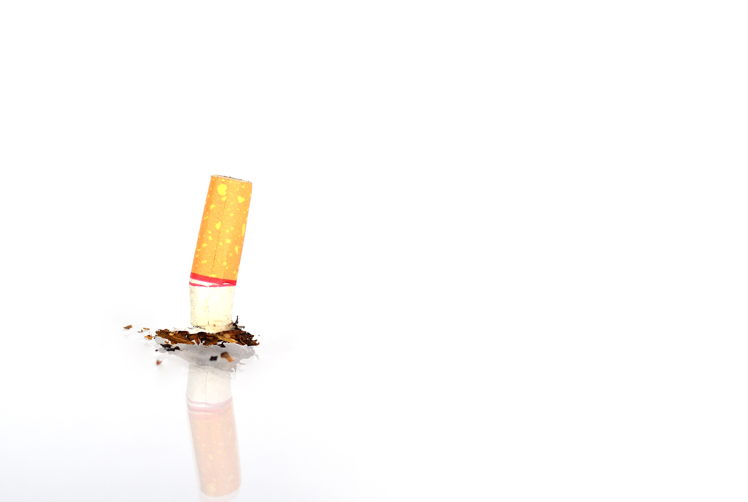 Cigaret der er skoddet